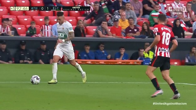 Skrót meczu  Athletic Club - Elche CF 0-1.

Bramki: 90+2. Boyé (Josan)
