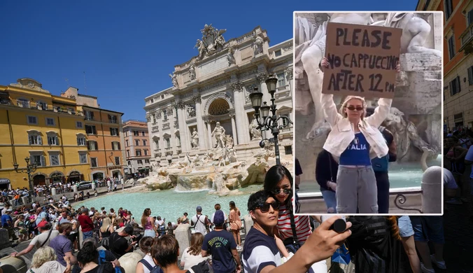 Niecodzienna akcja w Rzymie. Kobieta zwraca uwagę na błąd turystów