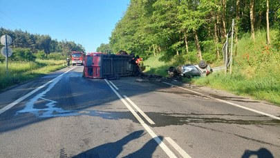 Śmiertelny wypadek w Wielkopolsce. Zablokowana dk 25