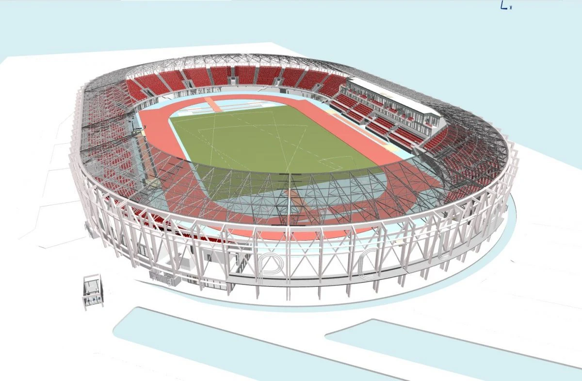 Nowoczesny stadion lekkoatletyczny z funkcją piłkarską powstanie przy ul. Wyspiańskiego, w miejscu obecnego stadionu Resovii. Trybuny stadionu będą mogły pomieścić przynajmniej 7,5 tys. widzów. 