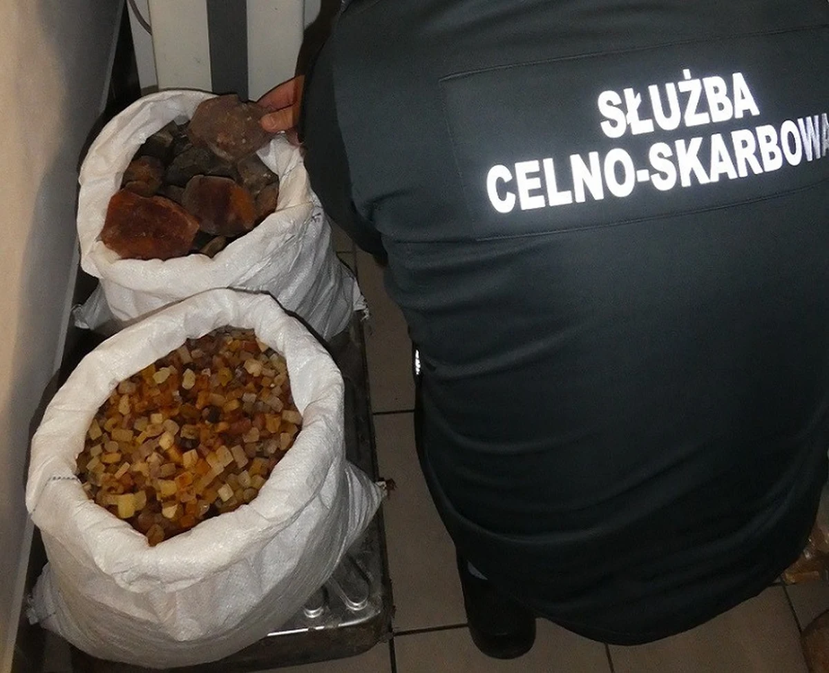 Przemyt blisko 30 kg bursztynu udaremnili na przejściu granicznym w Zosinie funkcjonariusze lubelskiej Służby Celno-Skarbowej. Próbował go wwieźć do Polski Ukrainiec.

