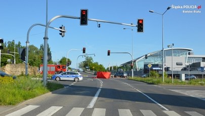 Wypadek motocyklisty w Bielsku-Białej. Nie żyje 32-letni mężczyzna
