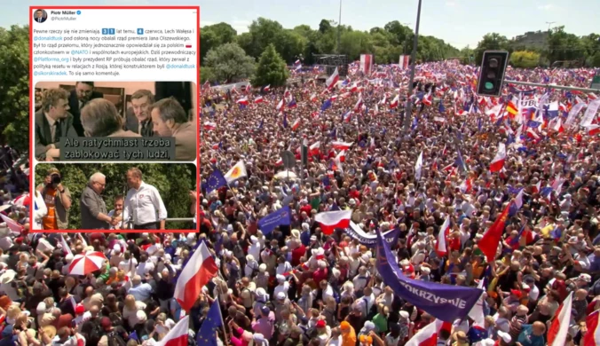 Piotr Müller: Lider PO i były prezydent próbują obalać rząd