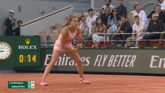 Aryna Sabalenka awansowała do ćwierćfinału Rolanda Garrosa. WIDEO