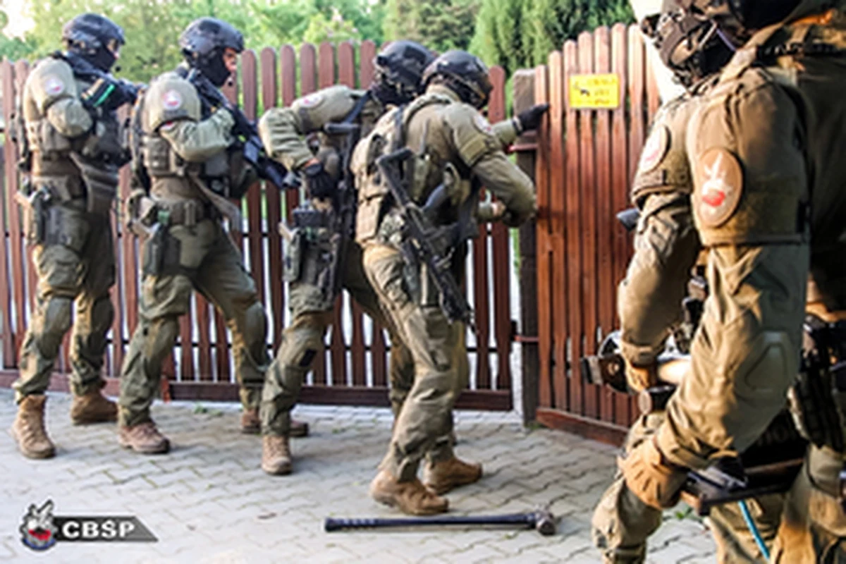 Policjanci CBŚP rozbili gang narkotykowy powiązany z pseudokibicami śląskiego klubu sportowego. Zatrzymali 12 osób oraz zabezpieczyli m.in. maczetę, kij bejsbolowy i narkotyki.