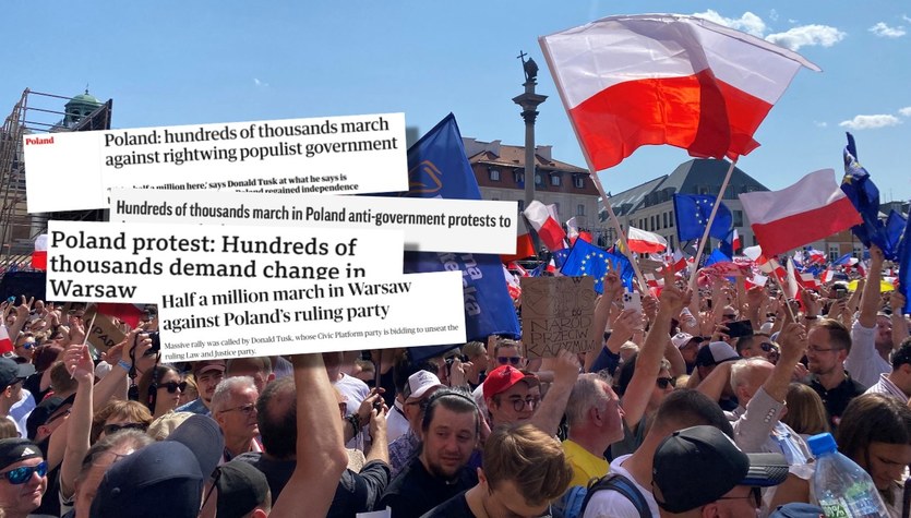 Zagraniczne media o marszu: Setki tysięcy przeciw populistycznemu rządowi