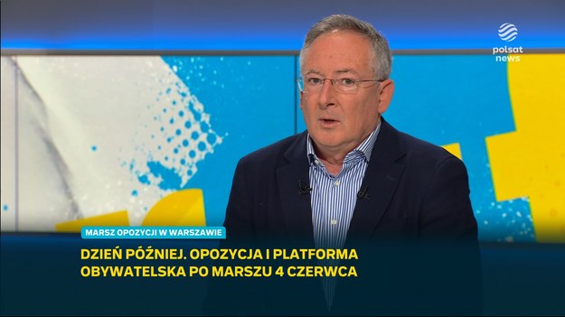 Sienkiewicz pytany w "Graffiti", czy marsz 4 czerwca może doprowadzić do zjednoczenia opozycji, odpowiedział, że "trudno powiedzieć". - Stanowisko Trzeciej Drogi jest wyraźne: Nie, nie, nie - przypomniał.

- Donald Tusk osobiście zaprosił do wystąpień i Szymona Hołownię i Władysława Kosiniaka-Kamysza. Nie skorzystali z tej oferty - powiedział.