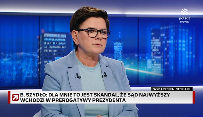 Szydło w "Gościu Wydarzeń": Mamy wielu sędziów, którzy stali się politykami