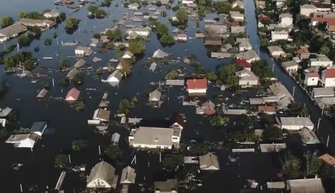 Chersoń pod wodą. Nagranie z zalanego miasta obiega sieć