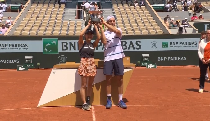 Miyu Kato i Tim Puetz zwycięzcami turniej miksta Rolanda Garrosa. WIDEO