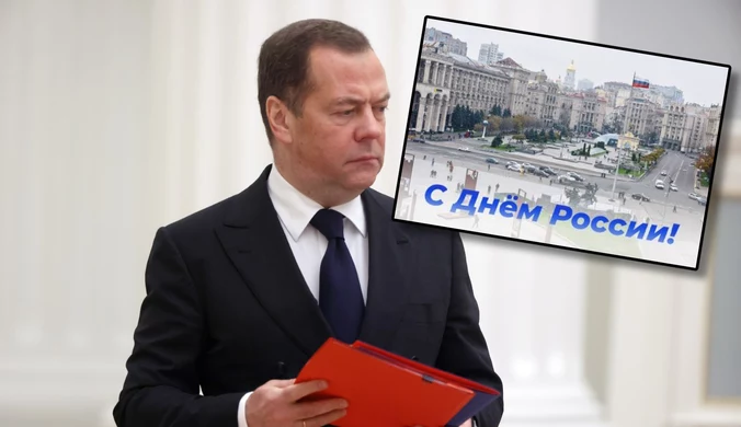 Miedwiediew: Rosja "niebawem" zajmie Kijów. Daniłow odpowiedział