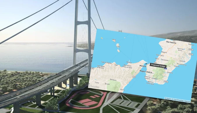 Most w Cieśninie Mesyńskiej połączy Sycylię i włoski but. Oto koszty budowy