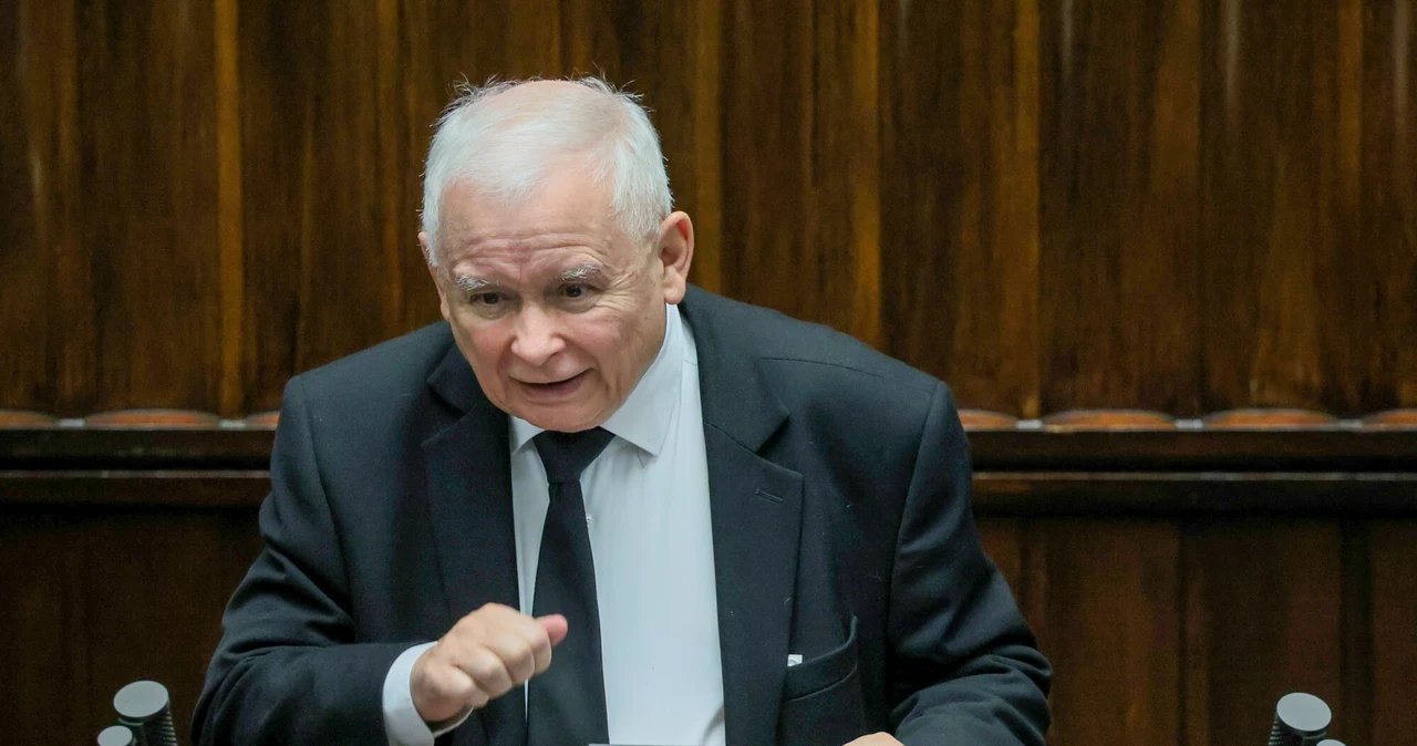 Prezes PiS Jarosław Kaczyński