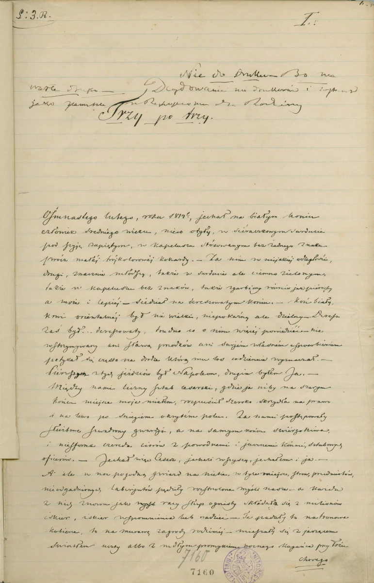 Niecodzienna okazja w Muzeum Pana Tadeusza we Wrocławiu. Jutro i w niedzielę będzie można zobaczyć tam rękopis wspomnień „Trzy po trzy” Aleksandra Fredry. To z okazji przypadającej 20 czerwca 230. rocznicy urodzin tego artysty. 