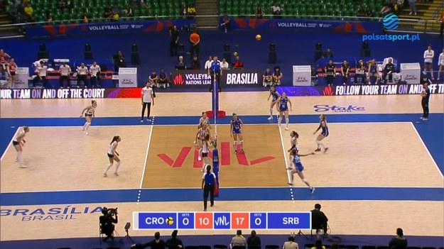 Liga Narodów siatkarzy: Serbia - Chorwacja 3-1, (25-16, 25-11, 23 : 25, 25-17)