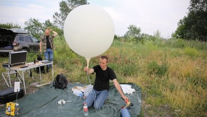 Testowy balon stratosferyczny wystartował z Otwocka 