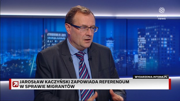 - Donald Tusk jest dla opozycji obciążeniem, ze względu na siedem lat sprawowania rządów - powiedział prof. Antoni Dudek w "Gościu Wydarzeń". Jak dodał, "idealnym przeciwnikiem dla Kaczyńskiego jest Donald Tusk". - Sprawa migracji będzie ważnym tematem kampanii wyborczej - stwierdził politolog prof. Antoni Dudek w "Gościu Wydarzeń". - Stałaby się głównym, gdyby Koalicja Obywatelska zdecydowanie poparła przymusową relokację. Myślę, że Donald Tusk wie, że to pułpaka i tego nie zrobi - dodał. - Donald Tusk jest dla opozycji obciążeniem, ze względu na siedem lat sprawowania rządów - stwierdził prof. Dudek. Jak dodał, spośród wszystkich głównych polityków Tusk ma największe obciążenie. - Nikt nie ma tyle za uszami, co Tusk, co Prawo i Sprawiedliwość wykorzystuje - dodał. Prof. Antoni Dudek: Jeśli Donald Tusk poprze przymusową relokację, jego formacja straci  Według prof. Dudka "idealnym przeciwnikiem dla Kaczyńskiego jest Donald Tusk". - Chociaż Tusk zrobił się przebieglejszy - stwierdził. - Koalicja Obywatelska pod najnowszymi rządami Tuska skręciła w lewo. Widać to w wielu kwestiach, na czele z kwestią aborcji. Natomiast Tusk ma problem, bo będzie musiał przeciwstawić się Unii Europejskiej, bo jeśli poprze przymusową relokację, jego formacja straci - uważa prof. Antoni Dudek.