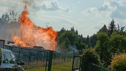 Zapłon gazu na Dolnym Śląsku. Dwie osoby ranne