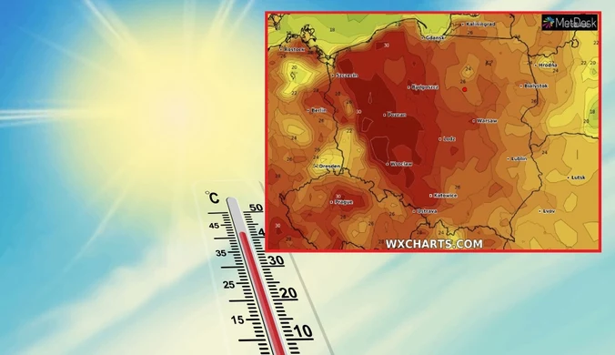 Najgorętszy dzień roku? Fala upałów we wtorek