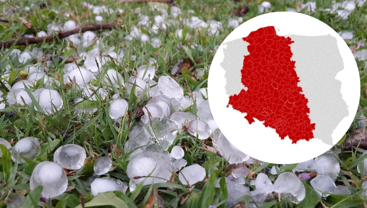 Do mieszkańców 12 województw rozesłano alert RCB dotyczący burz z gradem. Ostrzeżenia w tej sprawie wydał też Instytut Meteorologii i Gospodarki Wodnej. 