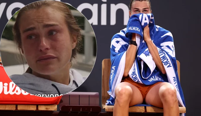 Aryna Sabalenka cała we łzach, emocje kompletnie puściły. "Nie chcę już grać w tenisa. To koniec"