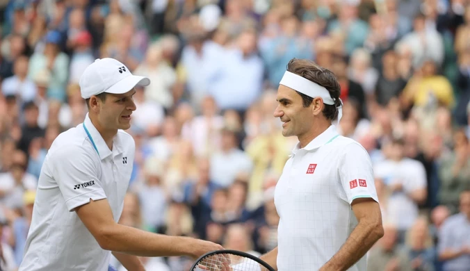 Roger Federer pamięta o Hubercie Hurkaczu. Co za spotkanie w Halle