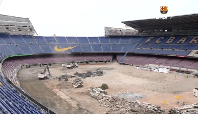 Camp Nou zmienia się nie do poznania! Rozpoczęto pierwsze prace. WIDEO