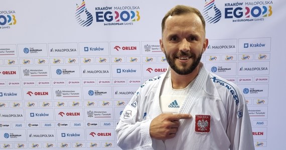 Michał Bąbos zdobył w Bielsku-Białej brązowy medal igrzysk europejskich w karate kumite w kategorii 84 kg. Polak przegrał w półfinale z Holendrem Brianem Timmermansem 1:6.