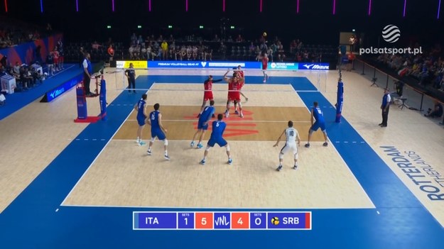 Skrót meczu Ligi Narodów siatkarzy 2023 Serbia – Włochy 0:3 (11:25, 21:25, 20:25).

