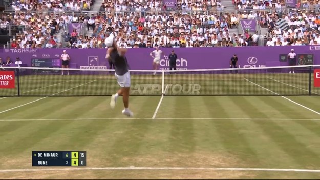 Alex de Minaur - Holger Rune 2:0. Skrót meczu

