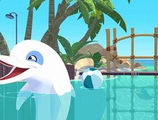 Biały delfin Zoom