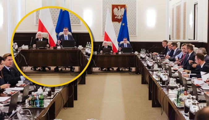 J. Kaczyński na Radzie Ministrów. Opozycja: Morawiecki został współpremierem