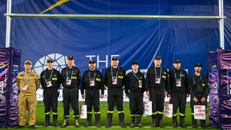 Strażacy ratują igrzyska europejskie. Cały stadion bił brawo