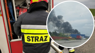 Lublin: Pożar hali, w której składowano odpady