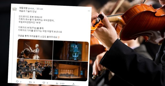 Niezwykły koncert odbył się w Korei Południowej. Za pulpitem dyrygenta Narodowej Orkiestry Korei stanął robot.