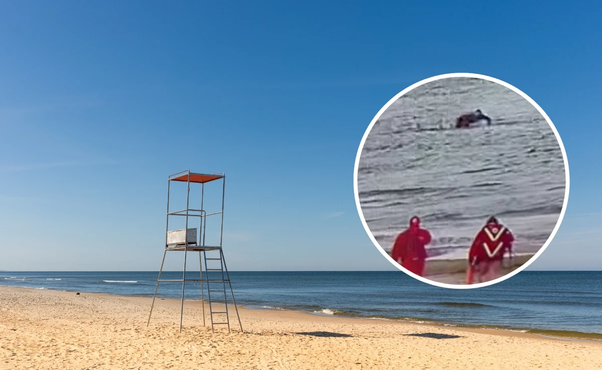 "Alkohol i woda to połączenie, które może zakończyć się tragedią" - napisało Wodne Ochotnicze Pogotowie Ratunkowe Międzyzdroje w opisie nagrania opublikowanego w mediach społecznościowych. Na krótkim filmie widać dwóch mężczyzn w wodzie na brzegu plaży, którzy po chwili upadają.