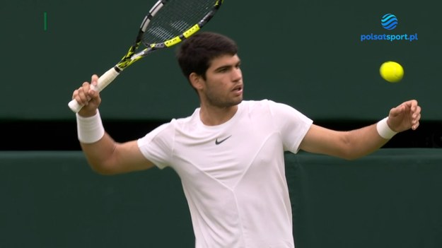 Skrót meczu Carlos Alcaraz - Jeremy Chardy.