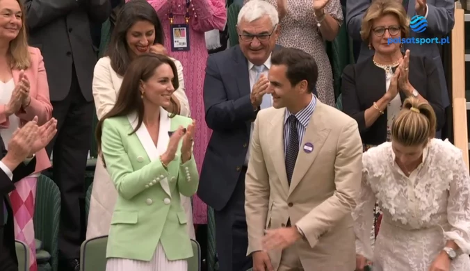 Wyjątkowe powitanie Rogera Federera na Wimbledonie. Braw nie było końca. WIDEO