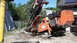 Nowe zapadlisko w Trzebini. Ziemia nie wytrzymała ciężaru wiertnicy