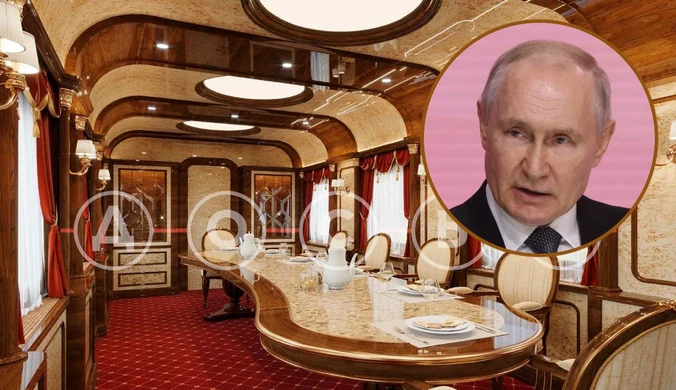 Ochrona i luksusy. Ujawniono zawartość pancernego pociągu Putina