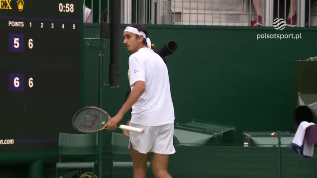 Skrót meczu Wimbledonu Matteo Berrettini - Lorenzo Sonego.
