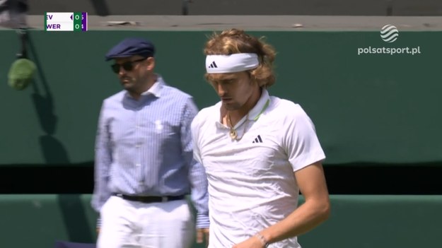 Skrót meczu Wimbledonu Alexander Zverev - Gijs Brouwer.
