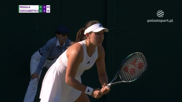 Skrót meczu Wimbledonu Jessica Pegula - Elisabetta Cocciaretto.