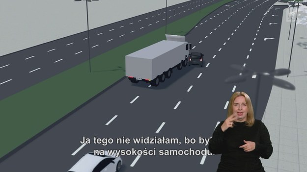 Kierowca ciężarówki nie zauważył, że na pasie ruchu na który zamierza wjechać jest prawidłowo jadący samochód. Doszło do kolizji, a winny tłumaczył, że inny z prowadzących ustąpił mu pierwszeństwa. Policjanci nie mieli jednak wątpliwości kto jest sprawcą tego drogowego zdarzenia.

(Fragment programu "Stop drogówka").