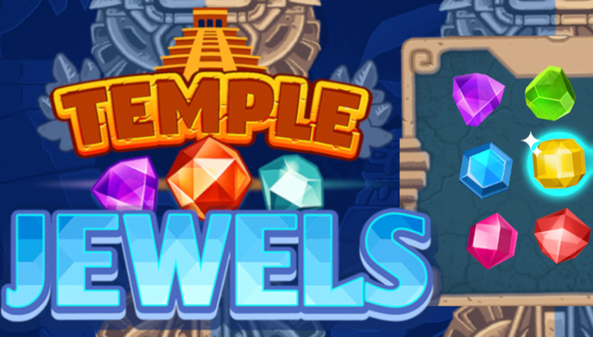 Gra online za darmo Temple Jewels to ekscytująca gra logiczna, której akcja toczy się w starożytnej świątyni. Czy uda Ci się zdobyć najlepszy wynik i ukończyć wszystkie etapy w wyznaczonym czasie? Przejdź wszystkie poziomy!