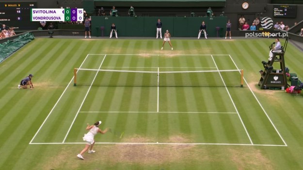 Skrót meczu Wimbledonu Elina Switolina - Marketa Vondrousova.
