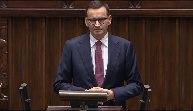 Premier w Sejmie. "Nie tańczcie, jak wam zagrają w Berlinie i w Brukseli"