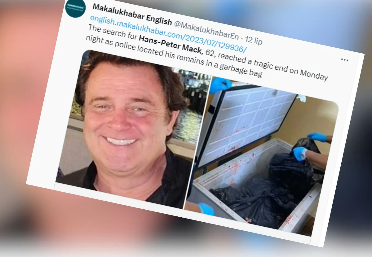 Rozkawałkowanie ciało zaginionego niemieckiego biznesmena Hansa Petera Macka zostało znaleziono w wynajmowanym domu w Pattaya w Tajlandii - poinformowały miejscowe media, powołując się na źródła policyjne. Jako główny podejrzany o zabójstwo aresztowany został rodak przedsiębiorcy.
