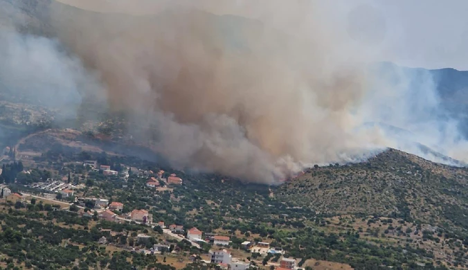 Wielki pożar w Chorwacji. Płoną domy i auta