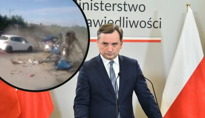 Sprawca wypadku w Brzezinach na wolności. Z. Ziobro: Niebywały skandal